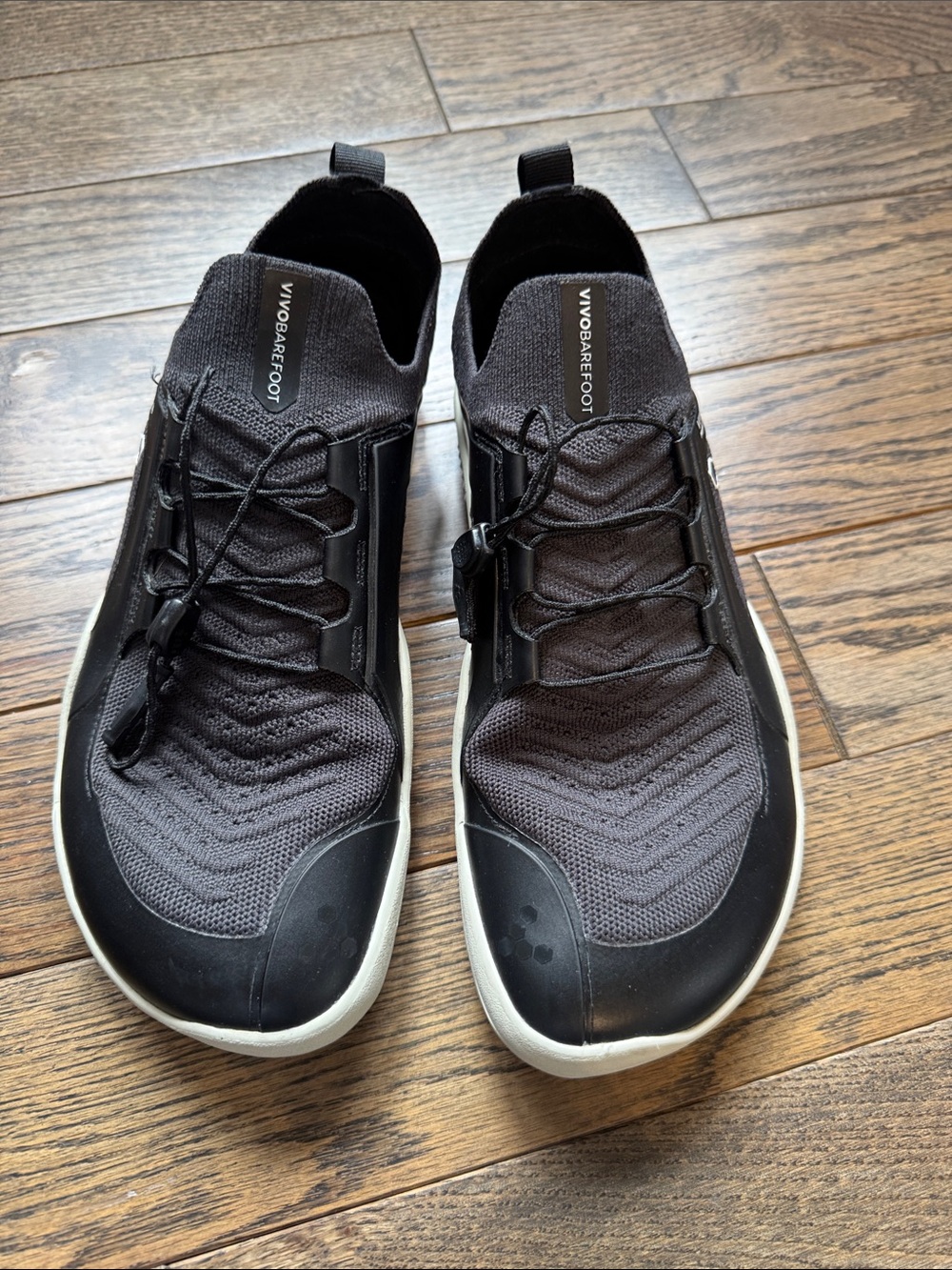 Vivo barefoot Men’s Black Knit Minimalist Sneakers